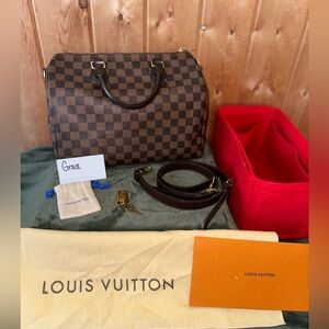✨🤎Speedy Bandouliere 30 Damier Ebene🤎✨